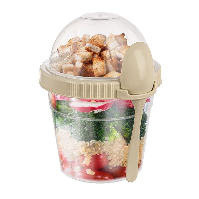 Pojemnik na jogurt z łyżeczką 400 ml