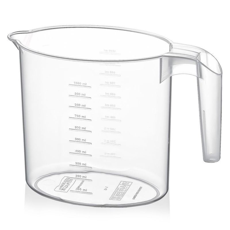 Dzbanek plastikowy z miarką 1 l