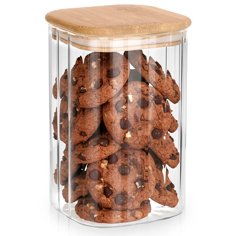 Pojemnik szklany na produkty sypkie - M
