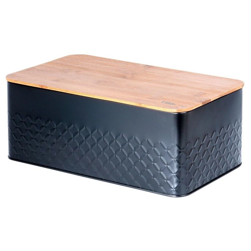 Chlebak metalowy z deską drewnianą - 2 w 1