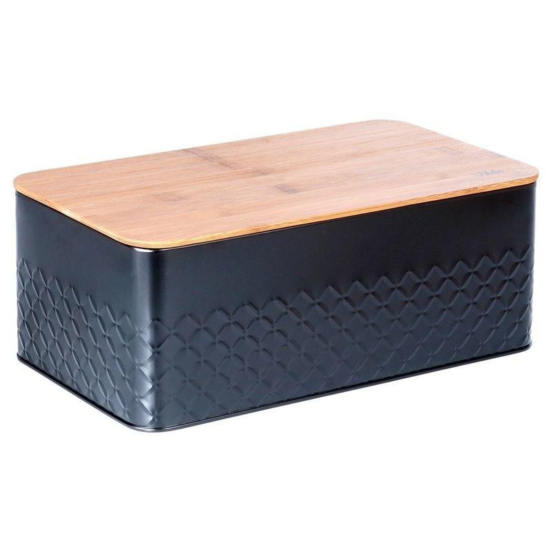 Chlebak metalowy z deską drewnianą - 2 w 1