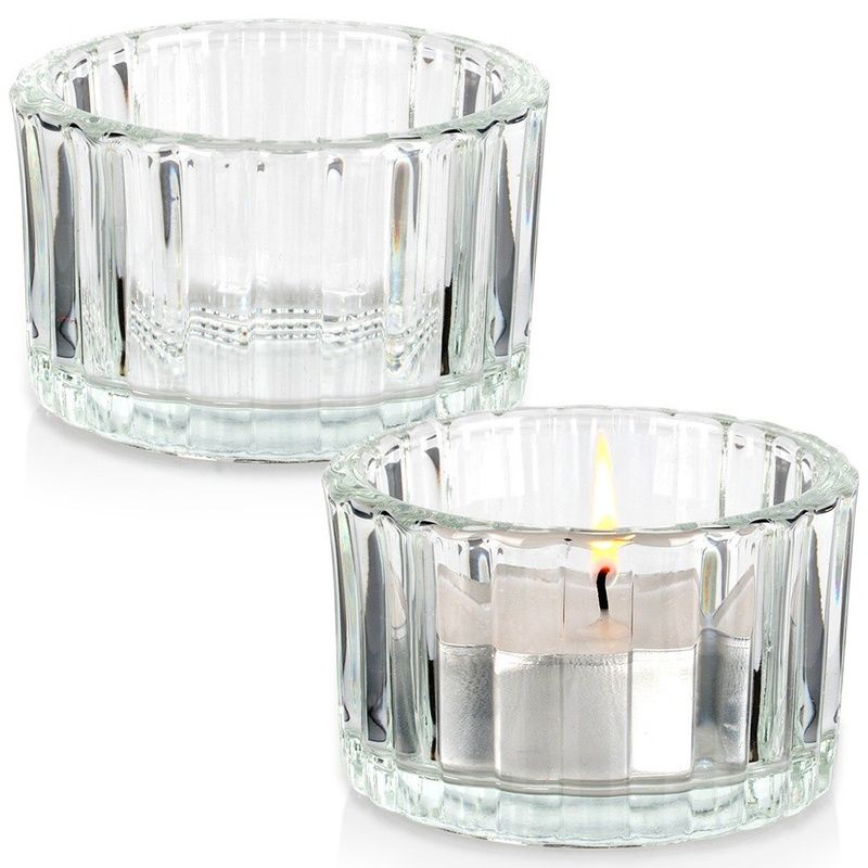 Świeczniki szklane na tealight