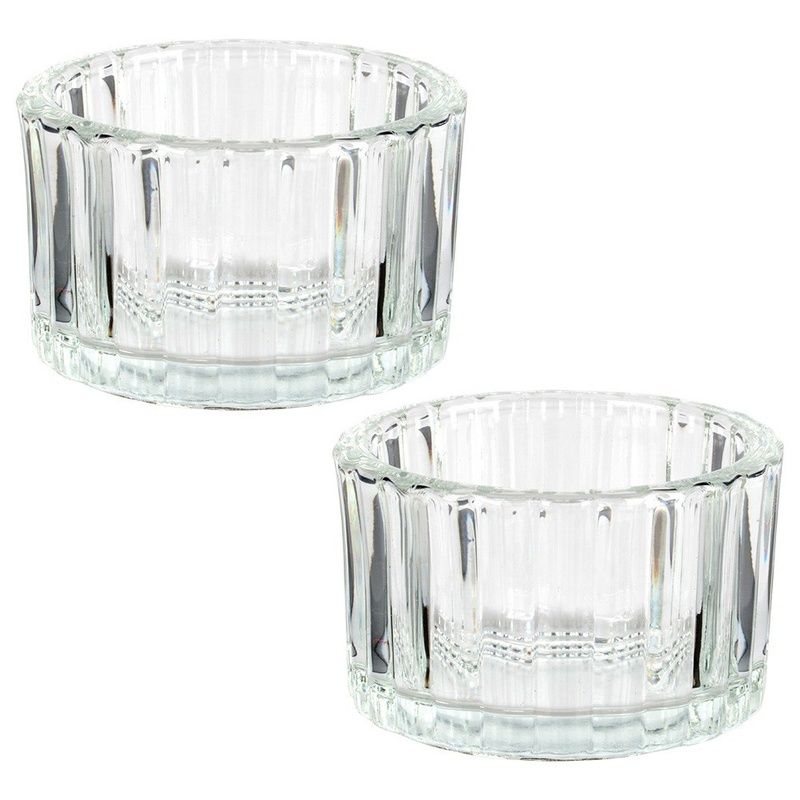Świeczniki szklane na tealight