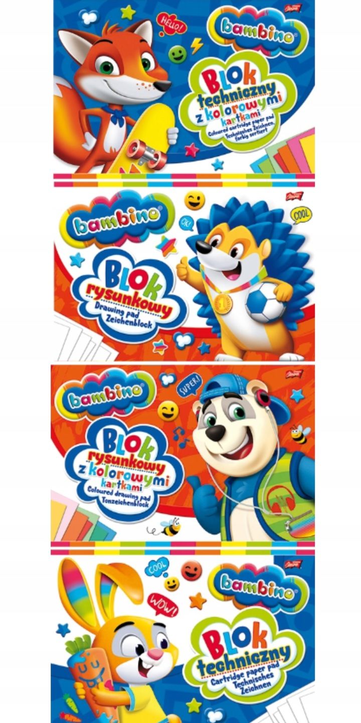 Mega Wyprawka Szkolna Bambino XXL - 20 produktów + długopis gratis