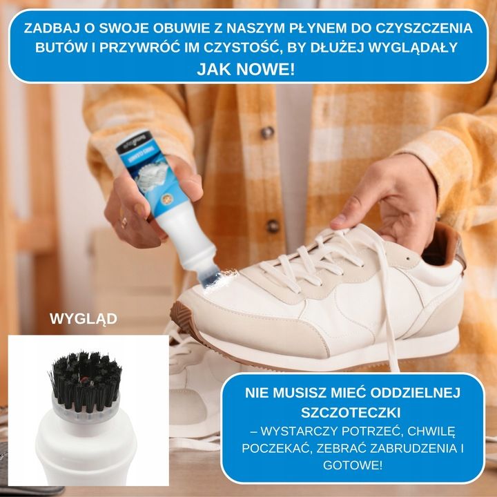 Płyn do czyszczenia butów