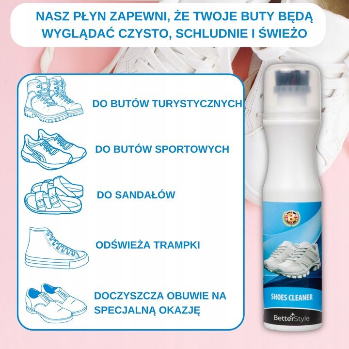 Płyn do czyszczenia butów