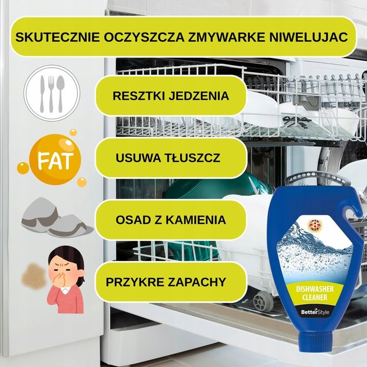 Płyn do czyszczenia zmywarki