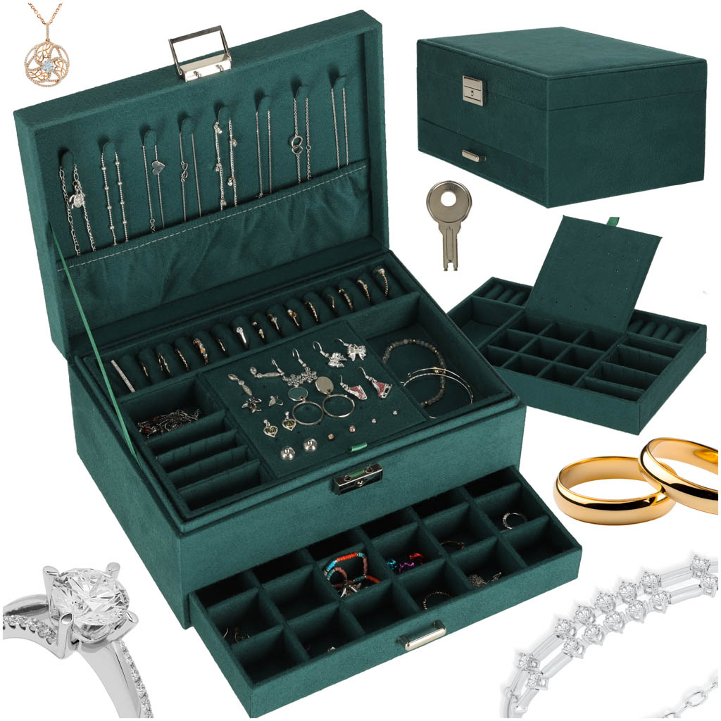 Szkatułka - organizer na biżuterię