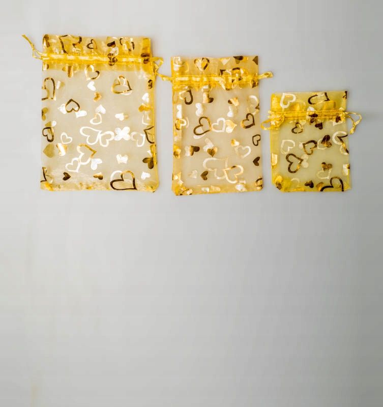 Zestaw woreczków z organzy