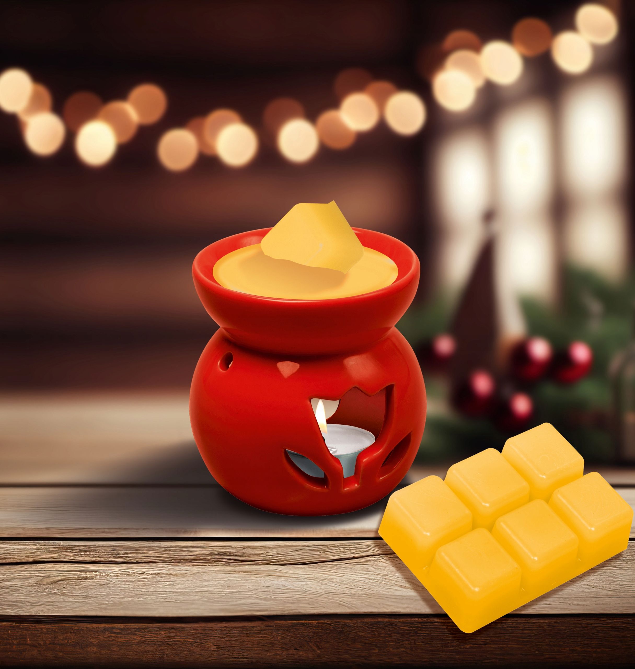 Wosk zapachowy do kominka ceramicznego słodki ananas