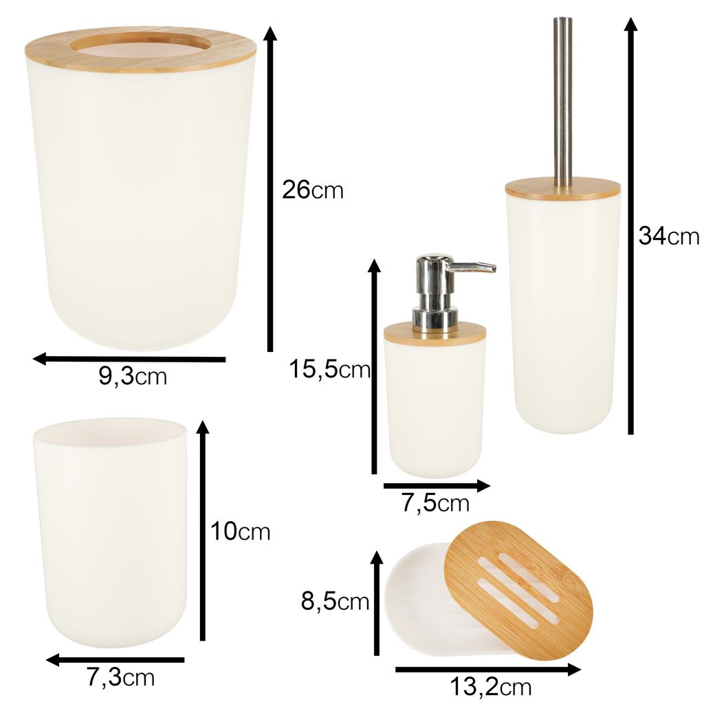 Zestaw łazienkowy 6 elementów 