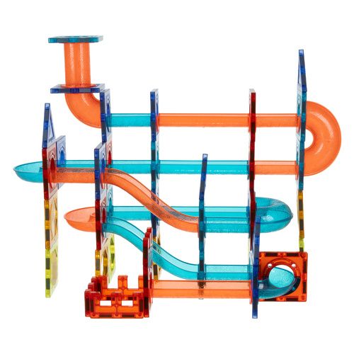 Klocki magnetyczne - tor kulkowy 110 elementów