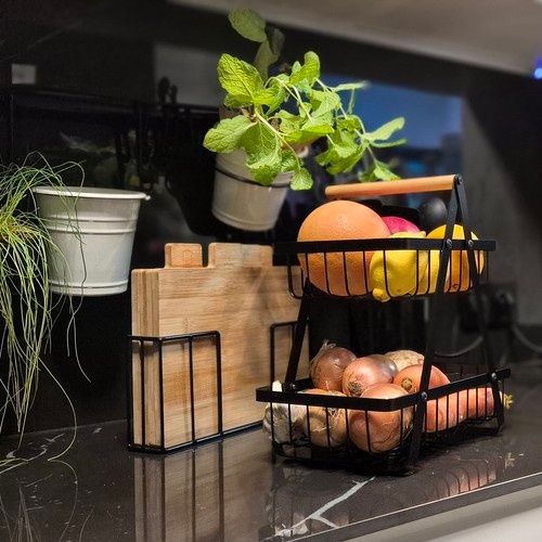 Koszyk dwupoziomowy na owoce/warzywa