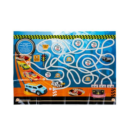 Zestaw ciężarówka TIR z 6 autami